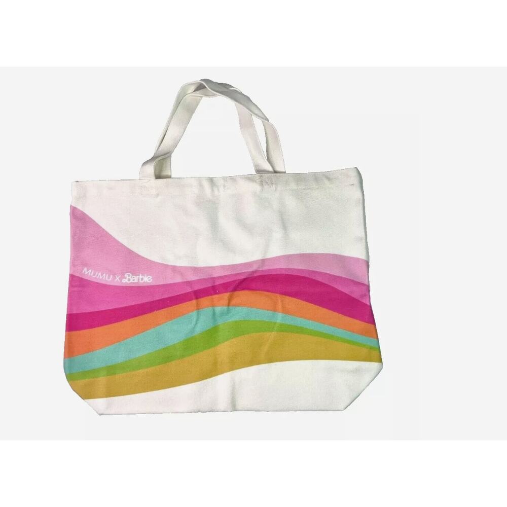 Barbie x Mumu Shoreline Beach Bag Tote NWOT